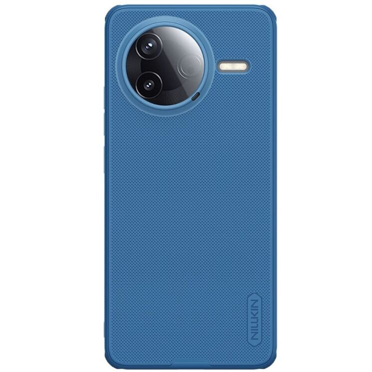 Пластиковый чехол NILLKIN Frosted Shield Pro для Xiaomi Poco F7 Pro - Blue: фото 1 из 19