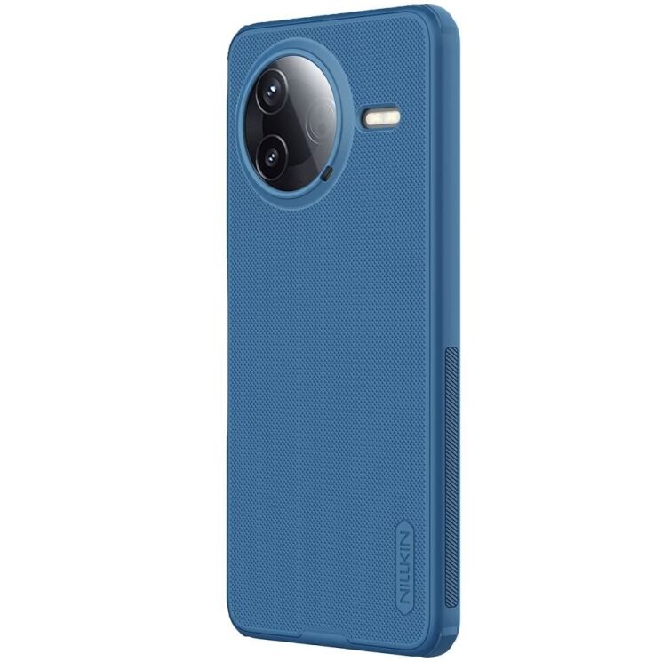 Пластиковый чехол NILLKIN Frosted Shield Pro для Xiaomi Poco F7 Pro - Blue: фото 3 из 19