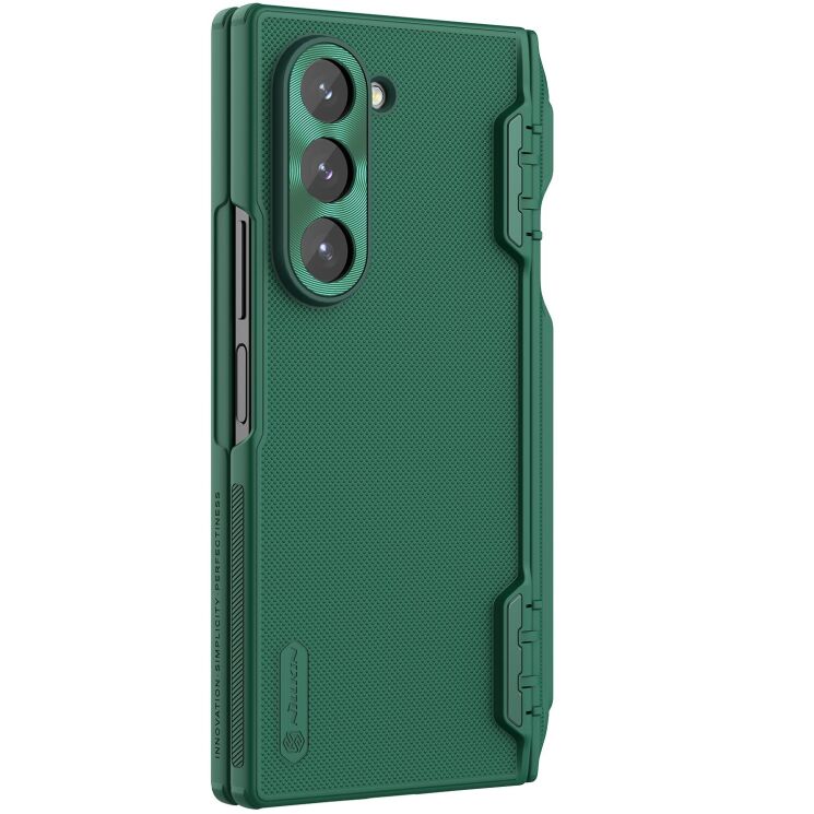 Пластиковый чехол NILLKIN Frosted Shield Pro (FF) для Samsung Galaxy Fold 6 - Green: фото 3 из 11