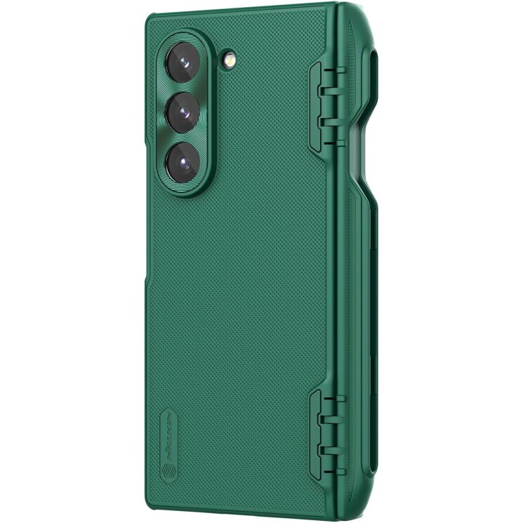 Пластиковый чехол NILLKIN Frosted Shield Pro (FF) для Samsung Galaxy Fold 6 - Green: фото 4 из 11