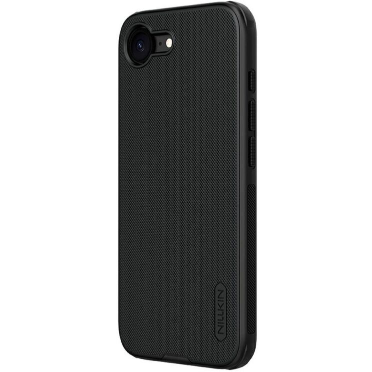 Пластиковый чехол NILLKIN Frosted Shield Pro Magnetic для Apple iPhone 16e - Black: фото 2 из 10