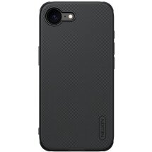 Пластиковый чехол NILLKIN Frosted Shield Pro Magnetic для Apple iPhone 16e - Black: фото 1 из 10