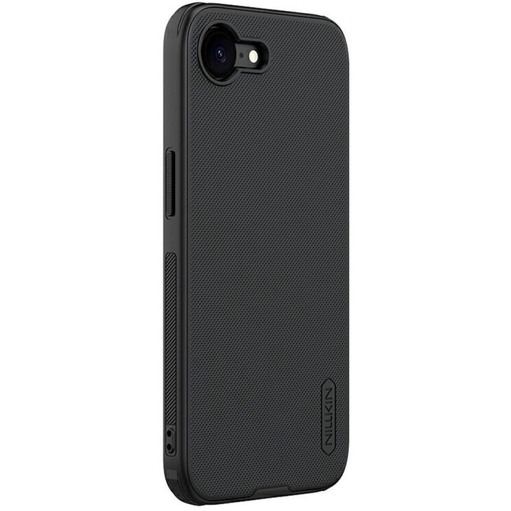 Пластиковый чехол NILLKIN Frosted Shield Pro Magnetic для Apple iPhone 16e - Black: фото 3 из 10
