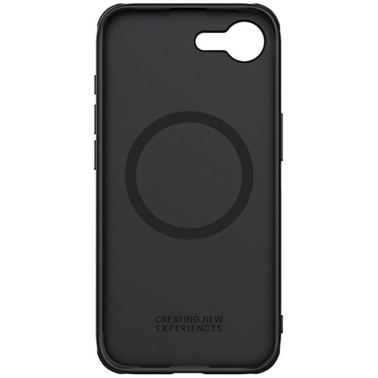 Пластиковый чехол NILLKIN Frosted Shield Pro Magnetic для Apple iPhone 16e - Black: фото 5 из 10