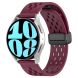 Ремешок Deexe Astra Strap для часов с шириной крепления 22мм - Wine Red (895536WR). Фото 4 из 11
