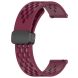 Ремешок Deexe Astra Strap для часов с шириной крепления 22мм - Wine Red (895536WR). Фото 2 из 11