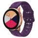 Ремінець Deexe Blossom Strap для Samsung Galaxy Watch 5 (40/44mm) / 5 Pro (45mm) - Dark Purple (303107DV). Фото 1 з 4