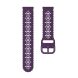 Ремінець Deexe Blossom Strap для Samsung Galaxy Watch 5 (40/44mm) / 5 Pro (45mm) - Dark Purple (303107DV). Фото 3 з 4
