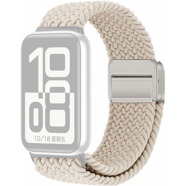 Ремінець Deexe Braided Loop для Honor Band 11 / 11 Pro - Starlight: фото 1 з 6
