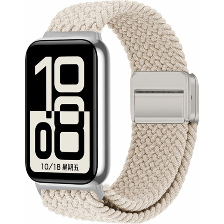 Ремінець Deexe Braided Loop для Honor Band 11 / 11 Pro - Starlight: фото 2 з 6