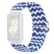 Ремінець Deexe Braided Strap для Huawei Band 7 - Blue / White (300309LW). Фото 1 з 6
