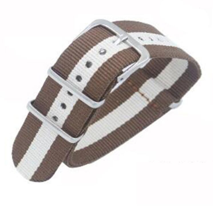 Ремешок Deexe Canvas Style для Samsung Galaxy Watch 46mm / Watch 3 45mm / Gear S3 - Grey / White: фото 1 из 4