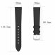Ремінець Deexe Classic Style для Samsung Watch Active / Active 2 40mm / Active 2 44mm - Black (223109B). Фото 5 з 5