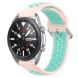Ремешок Deexe Dual Color для Samsung Galaxy Watch 3 (41mm) - Light Pink / Cyan (235406M). Фото 5 из 5