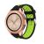 Ремешок Deexe Dual Color для Samsung Galaxy Watch 42mm / Watch 3 41mm - Black/Green: фото 1 из 4