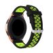 Ремешок Deexe Dual Color для Samsung Galaxy Watch 42mm / Watch 3 41mm - Black/Green (116903BG). Фото 2 из 4