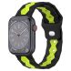 Ремешок Deexe Flex Series для Apple Watch 42 (Series 10) / 41 / 40 / SE 40 / 38 - Black / Lime (303614). Фото 4 из 6