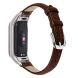 Ремешок Deexe Leather Braslet для Xiaomi Mi Band 7 - Brown (298718Z). Фото 2 из 6