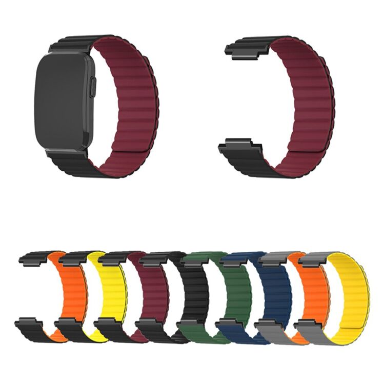 Ремінець Deexe Magnetic Band для Garmin CIRQA - Dark Blue: фото 3 з 3