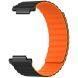 Ремешок Deexe Magnetic Band для Garmin CIRQA - Black / Orange (362611OB). Фото 1 из 3