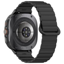 Ремешок Deexe Magnetic Band для Samsung Galaxy Watch Ultra (47mm) - Black: фото 1 из 7
