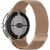 Ремешок Deexe Milanese Loop для Google Pixel Watch / Watch 2 / Watch 3 (41mm) - Rose Gold: фото 1 из 8