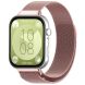 Ремінець Deexe Milanese Stainless Steel для Huawei Watch Fit 3 - Rose Pink (357107RP). Фото 4 з 8