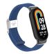 Ремешок Deexe Nylon Bracelet для Xiaomi Mi Smart Band 8 / 9 - Dark Blue (326026DB). Фото 4 из 6