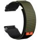 Ремешок Deexe Nylon Magic Tape для часов с шириной крепления 22мм - Army Green (271419AG). Фото 1 из 17