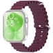 Ремешок Deexe Ocean Silicone для Huawei Watch Fit 3 - Wine Red (357116WR). Фото 1 из 3