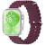 Ремешок Deexe Ocean Silicone для Huawei Watch Fit 3 - Wine Red: фото 1 из 3