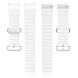 Ремінець Deexe Ocean Strap для Samsung Galaxy Watch 4 / 5 / 6 / 7 / FE (40mm) - White (335030W). Фото 4 з 7