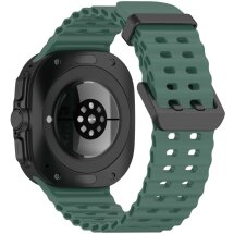 Ремешок Deexe Ocean Strap для Samsung Galaxy Watch Ultra (47mm) - Dark Green: фото 1 из 9