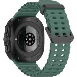 Ремінець Deexe Ocean Strap для Samsung Galaxy Watch Ultra (47mm) - Dark Green (358000DG)