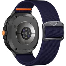 Ремінець Deexe Orbit Flex для Samsung Galaxy Watch 8 (40/44mm) / 8 Classic - Dark Blue: фото 1 з 5