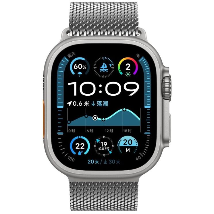 Ремінець Deexe Polaris Strap для Apple Watch 42 (Series 10) / 41 / 40 / SE 40 / 38 - Silver: фото 3 з 12