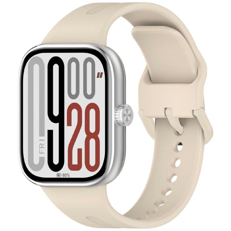 Ремешок Deexe Soft Line для Xiaomi Mi Smart Band 8 Pro / 9 Pro / Redmi Watch 4 / 5 - Starlight: фото 2 из 2