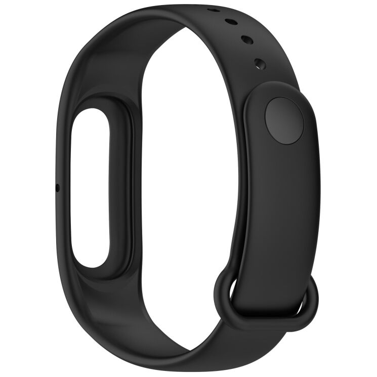 Ремінець Deexe Soft Silicone для Google Fitbit Air - Black: фото 3 з 8