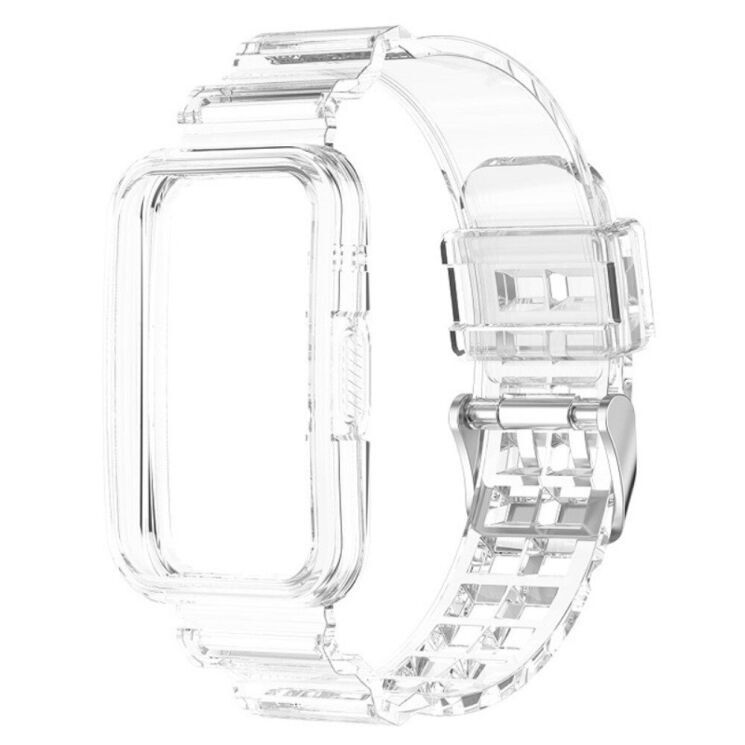 Ремешок Deexe Solid Color для Huawei Watch Fit 2 - Transparent: фото 2 из 7