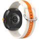 Ремінець Deexe Sport Strap для Samsung Galaxy Watch 8 (40/44mm) / 8 Classic - Starlight / Orange (384178SO). Фото 1 з 6