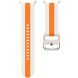 Ремінець Deexe Sport Strap для Samsung Galaxy Watch 8 (40/44mm) / 8 Classic - Starlight / Orange (384178SO). Фото 5 з 6