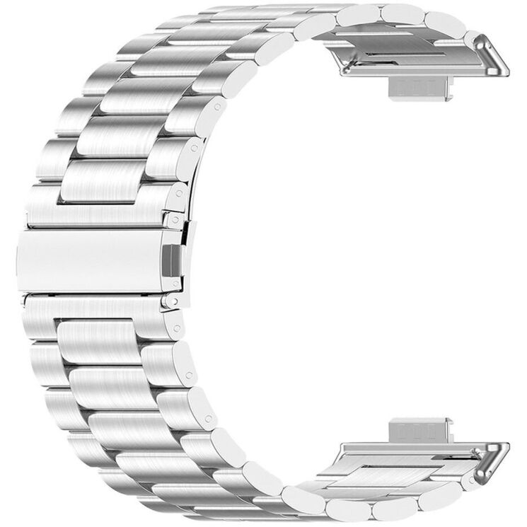 Ремінець Deexe Stainless Steel для Huawei Watch Fit 3 - Silver: фото 2 з 6