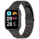 Ремешок Deexe Stainless Steel для Xiaomi Redmi Watch 3 Active / 3 Lite - Black (332108B). Фото 1 из 8