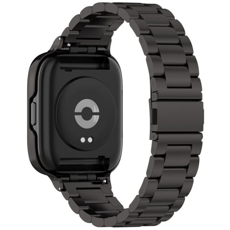 Ремешок Deexe Stainless Steel для Xiaomi Redmi Watch 3 Active / 3 Lite - Black: фото 4 из 8