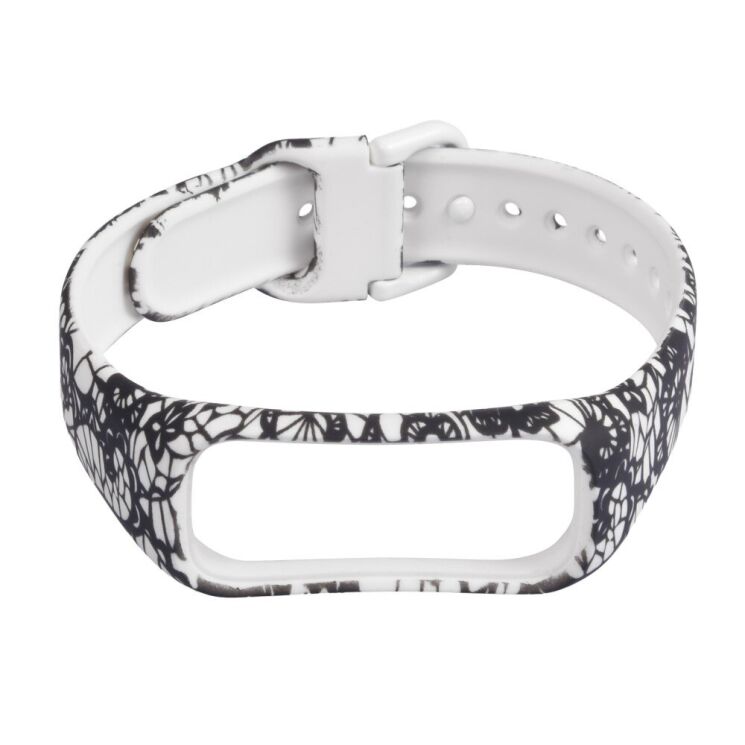 Ремешок Deexe Style Strap для Samsung Galaxy Fit 2 (SM-R220) - Dragon Flower: фото 2 из 7