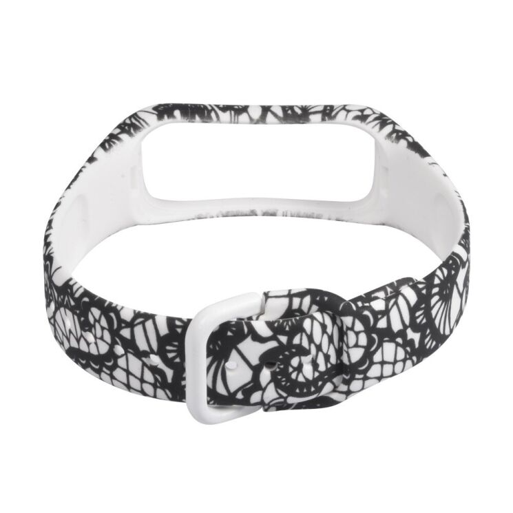 Ремешок Deexe Style Strap для Samsung Galaxy Fit 2 (SM-R220) - Dragon Flower: фото 3 из 7