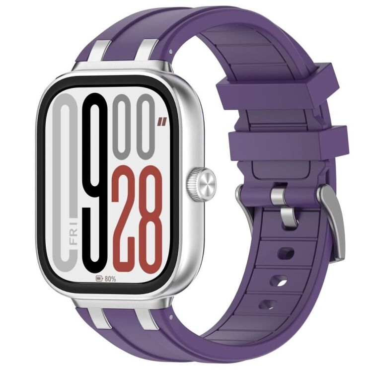 Ремешок Deexe Vortex для Xiaomi Redmi Watch 4 / Watch 5 / Mi Smart Band 8 Pro / Band 9 Pro - Purple: фото 4 из 8