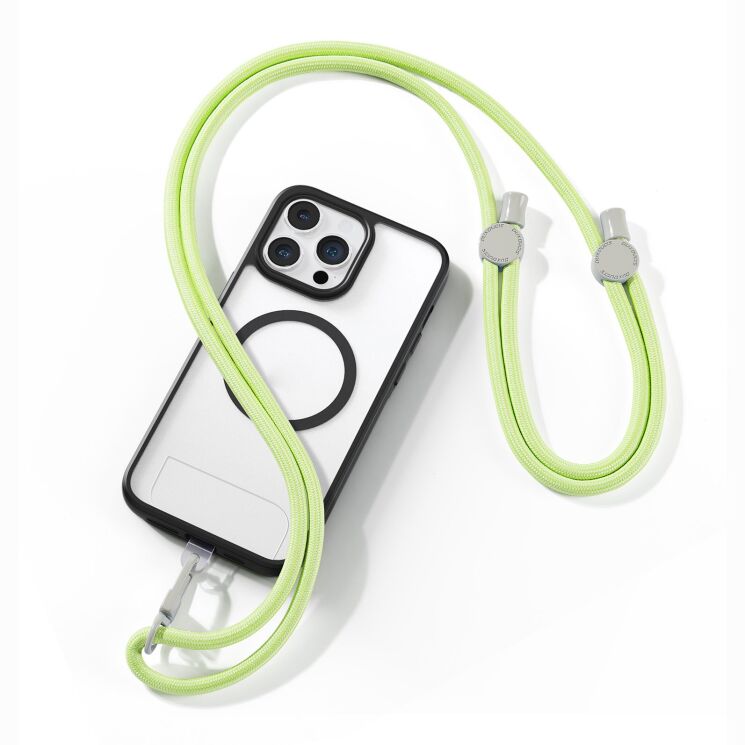 Ремінець для смартфона Deexe Plaz Series - Green Yellow (983024D) Ремінець для смартфона Deexe Plaz Series - Green Yellow: фото 2 з 13