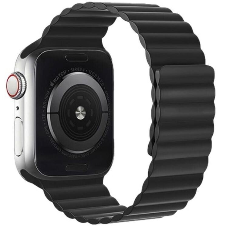 Ремінець Hoco WA07 для Apple Watch 46 / 45 / 44 / SE 44 / 42 (Series 1-3) / Ultra / Ultra 2 - Black: фото 1 з 5