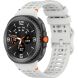 Ремінець Reframe Holes Design для Samsung Galaxy Watch 8 (40/44mm) / 8 Classic - Light Grey (384116LH). Фото 2 з 7
